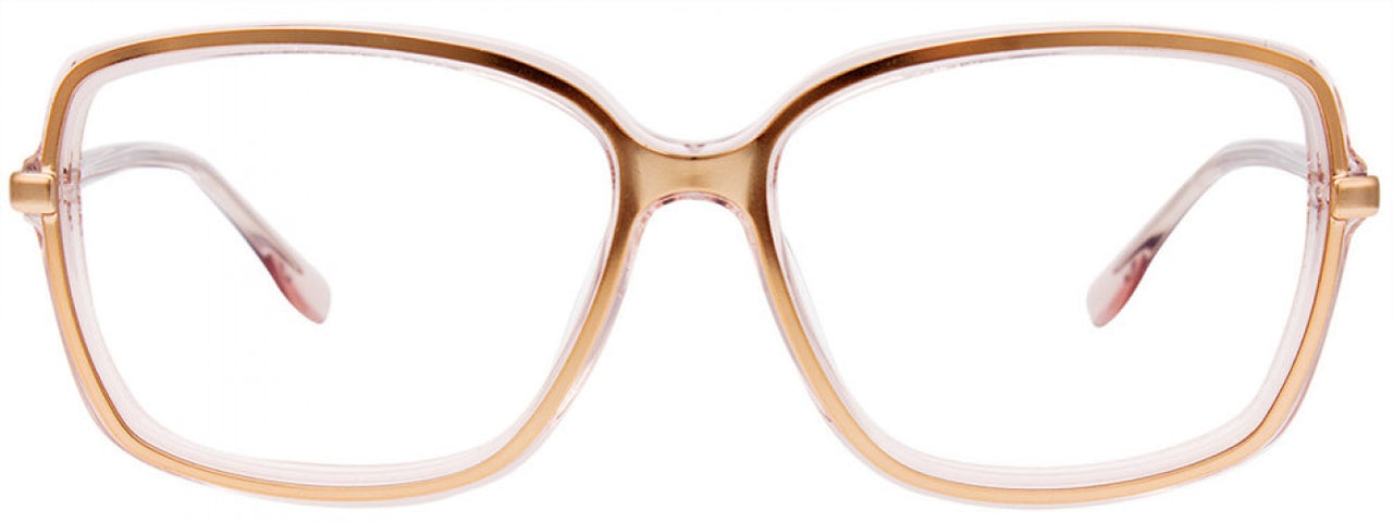 10 - Beige Crystal & Gold