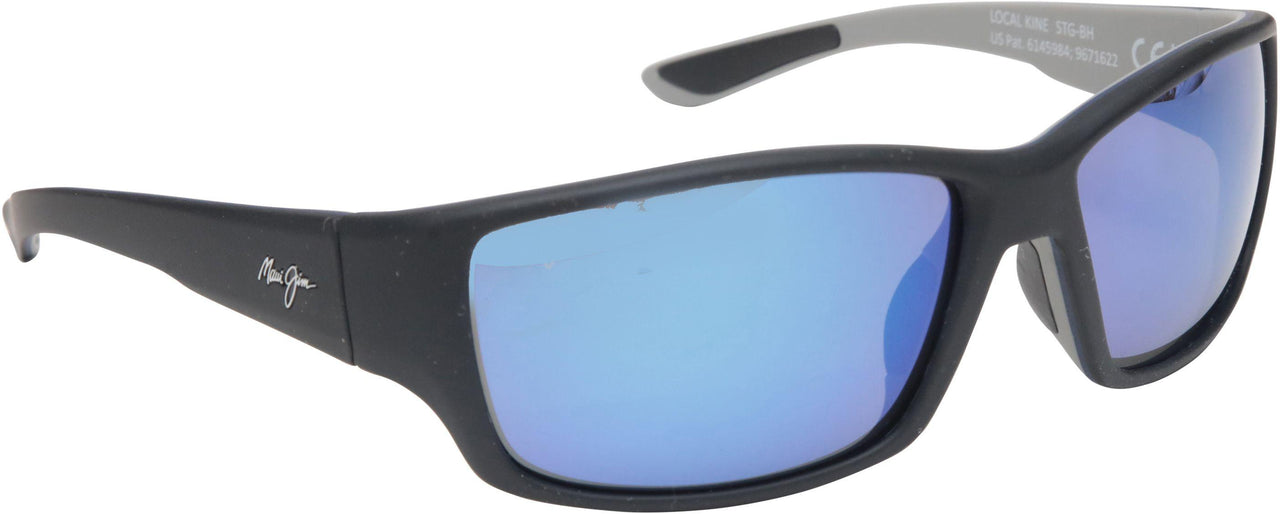 53B - Soft Black With Sea Blue And Grey - Blue Hawaii