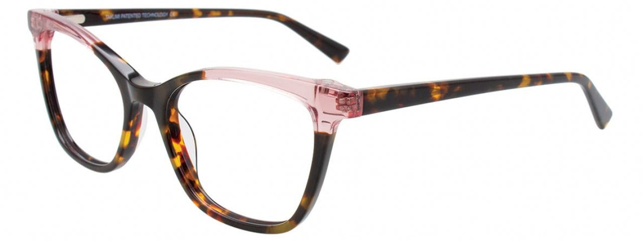 10 - Brown & Amber Marbled & Crystal Pink / Tortoise Brown