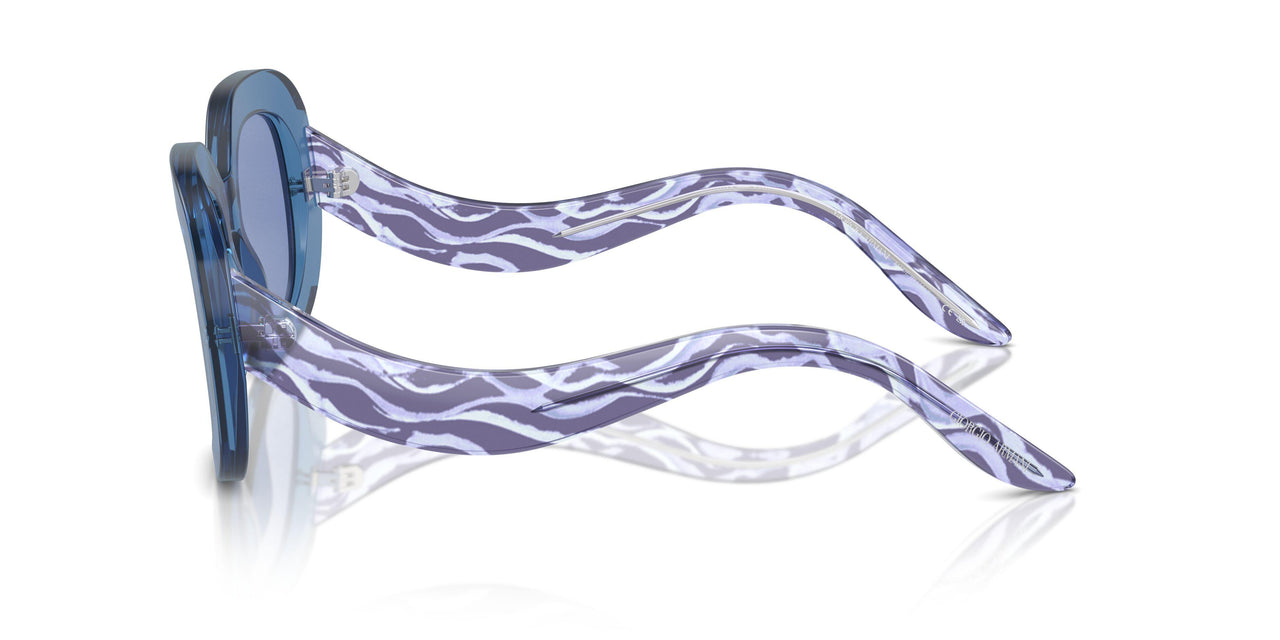 61531U - Blue - Light Blue Mirror Silver