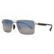 17 - Matte Silver With Brown - Dual Mirror Blue To Silver