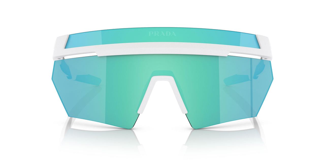 AAI08R - White - Light Green Mirror Blue