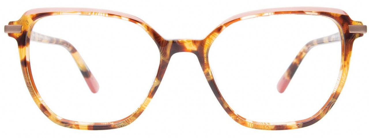 10 - Transparent Tortoise & Pink Transparent Trim