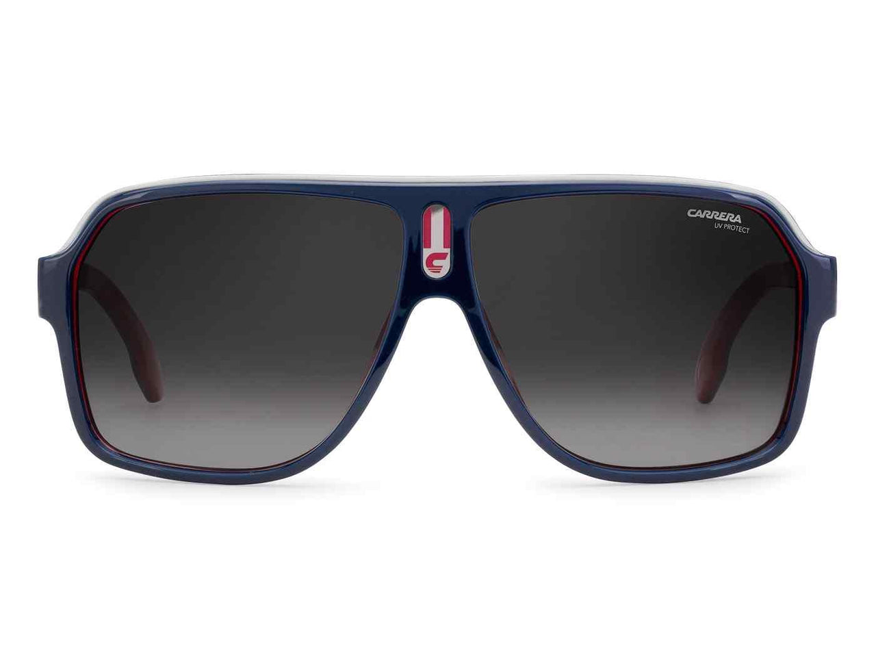 08RU-9O - Blue Red - Dark Gray Gradient Lens