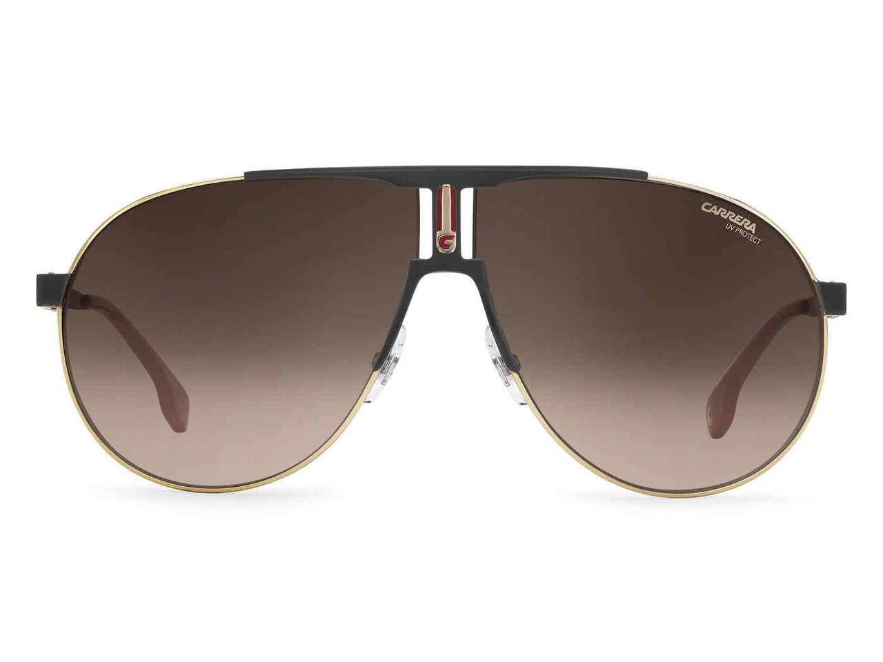 02M2-HA - Black Gold - Brown Gradient Lens