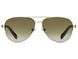 0BLS-DB - Gold Black - Brown Gray Gradient Lens