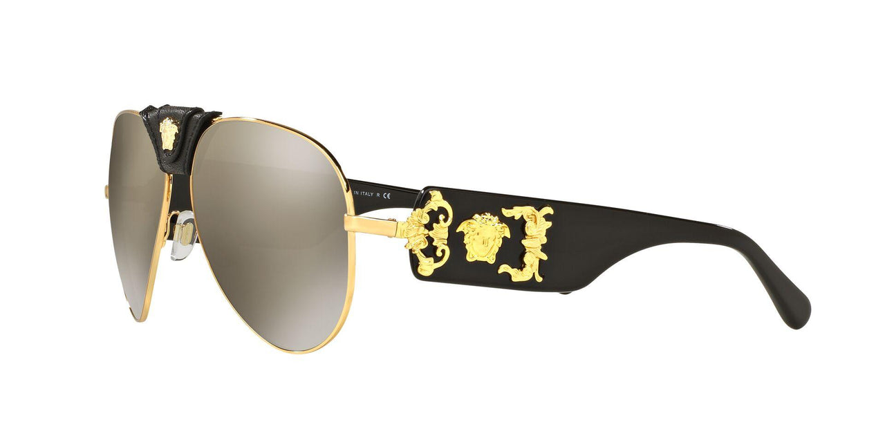 10025A - Gold - Light Brown Mirror Dark Gold