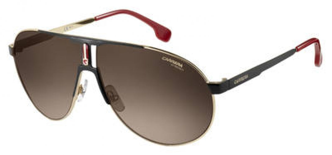 02M2-HA - Black Gold - Brown Gradient Lens