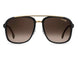 02M2-HA - Black Gold - Brown Gradient Lens