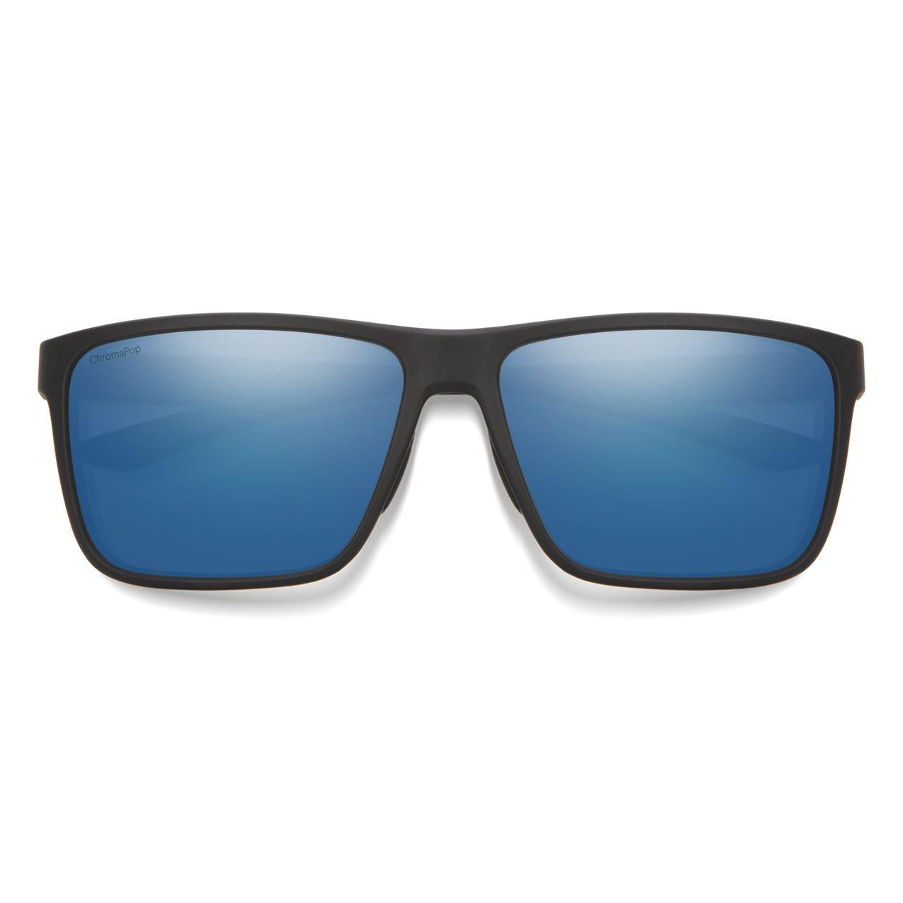 12461QG - Matte Black - Chromapop Glass Polarized Blue Mirror