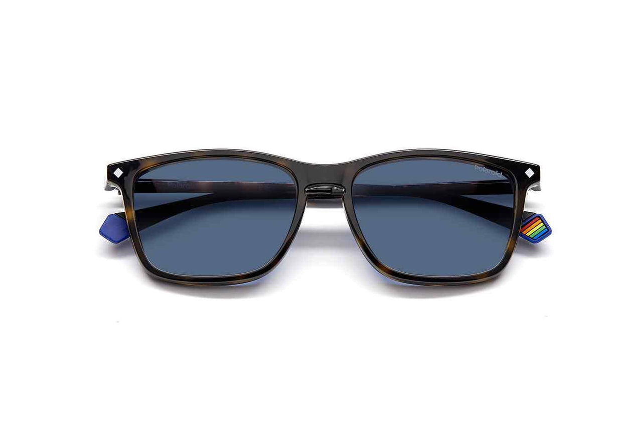 0086-C3 - Dark Havana - Blue Polarized