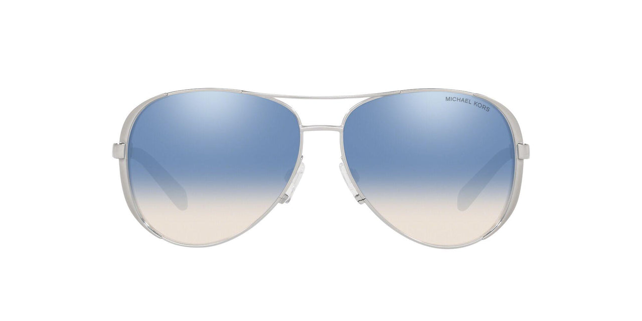1153V6 - Silver - Blue Silver Gradient Mirror