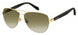 0BLS-DB - Gold Black - Brown Gray Gradient Lens
