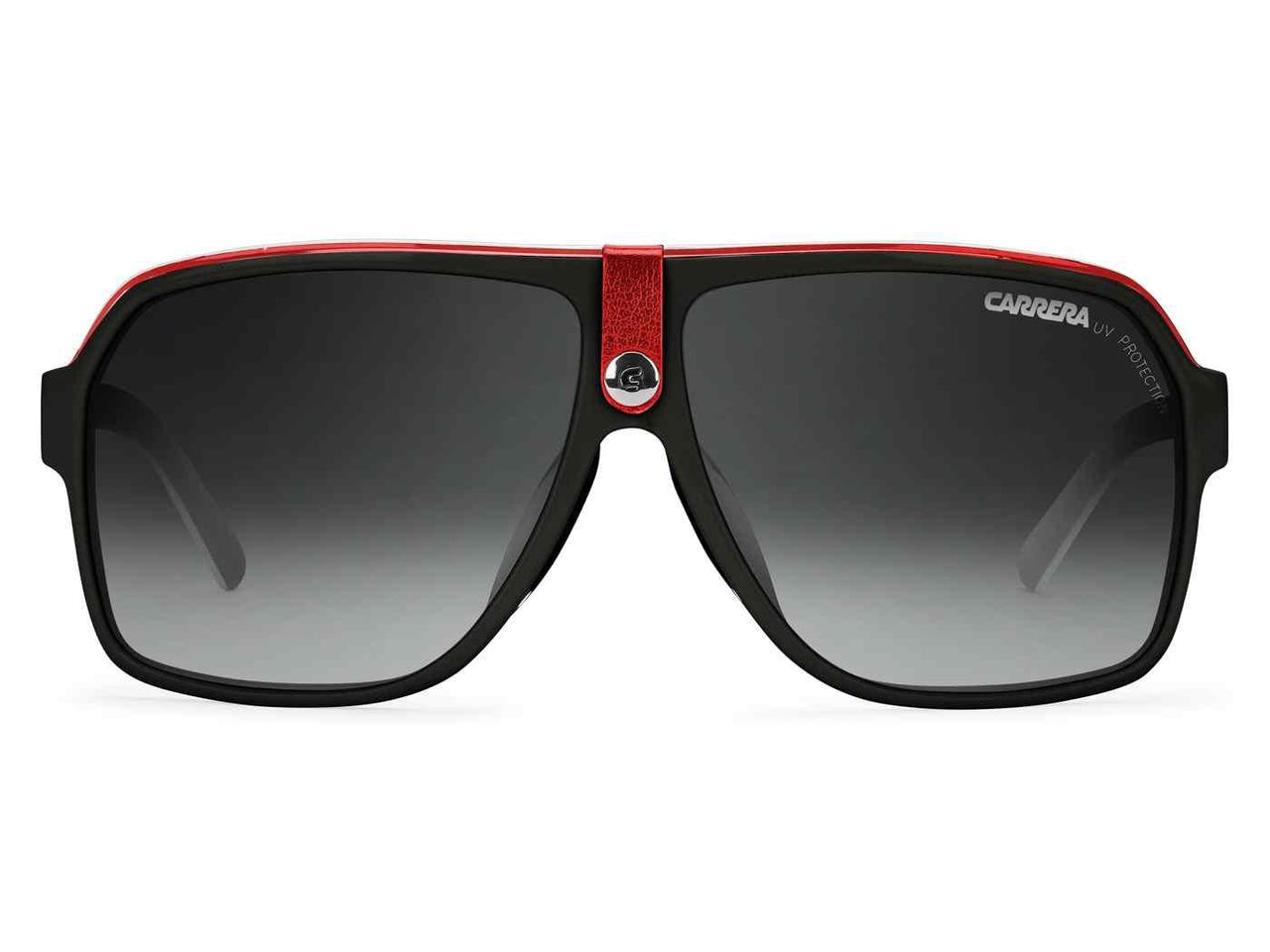 08V4-PT - Black Crystal White - Gray Gradient Lens