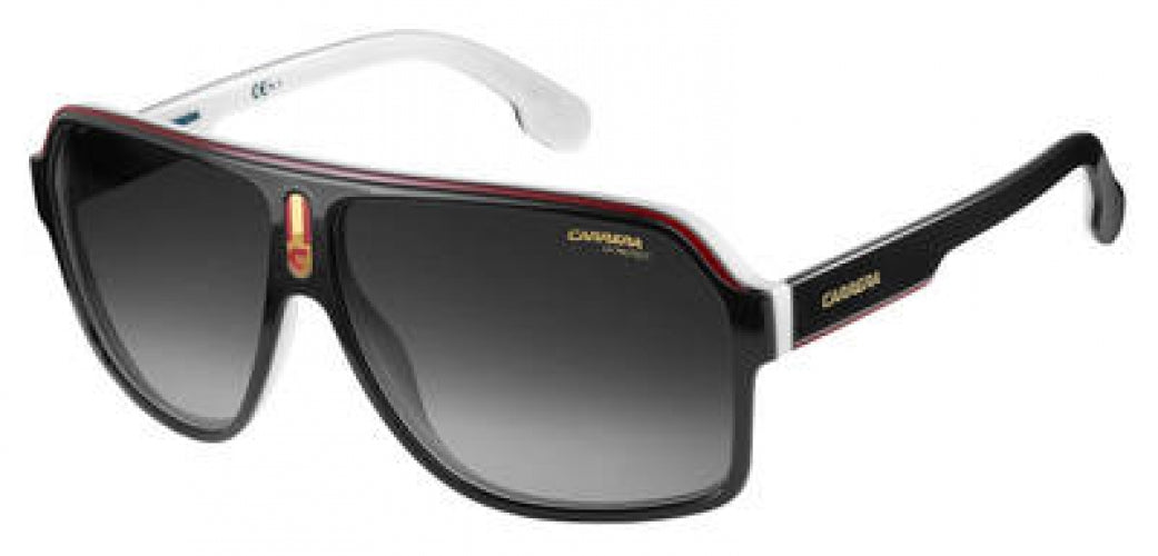 080S-9O - Black White - Dark Gray Gradient Lens