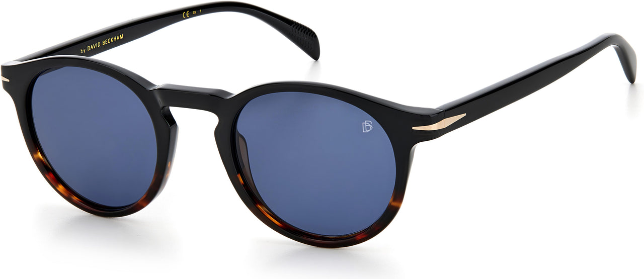 037N-KU - Black Horn - Blue