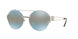 10007C - Silver - Blue Central Mirror Silver