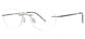 Blue Light Blocking Glasses Oval Rimless 201966 Eyeglasses Includes Blue Light Blocking Lenses