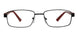 Blue Light Blocking Glasses Rectangle Full Rim 201956 Eyeglasses Includes Blue Light Blocking Lenses