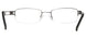Blue Light Blocking Glasses Rectangle Half Rim 201937 Eyeglasses Includes Blue Light Blocking Lenses