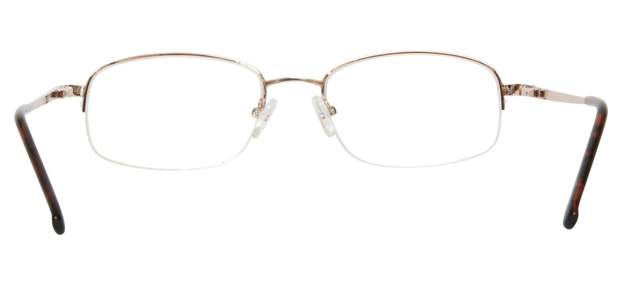 Blue Light Blocking Glasses Rectangle Half Rim 201959 Eyeglasses Includes Blue Light Blocking Lenses