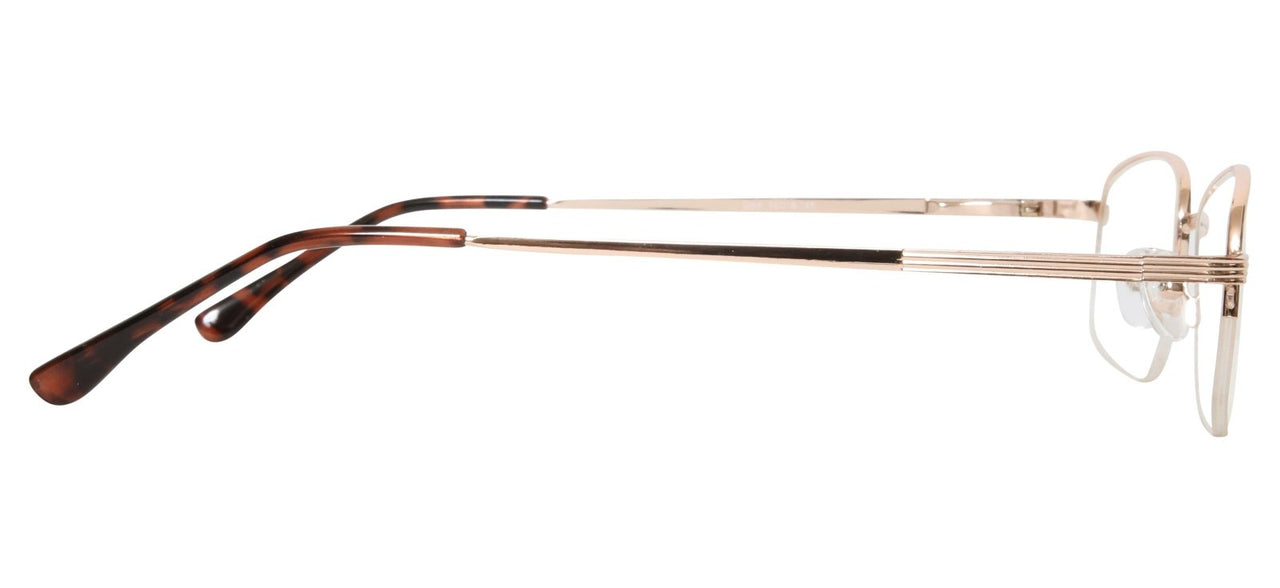 Blue Light Blocking Glasses Rectangle Half Rim 201959 Eyeglasses Includes Blue Light Blocking Lenses