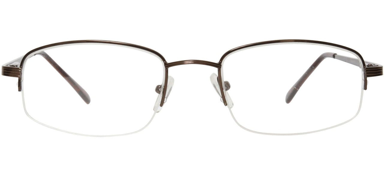 Blue Light Blocking Glasses Rectangle Half Rim 201959 Eyeglasses Includes Blue Light Blocking Lenses