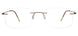 Blue Light Blocking Glasses Square Rimless 201964 Eyeglasses Includes Blue Light Blocking Lenses