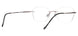 Blue Light Blocking Glasses Square Rimless 201965 Eyeglasses Includes Blue Light Blocking Lenses