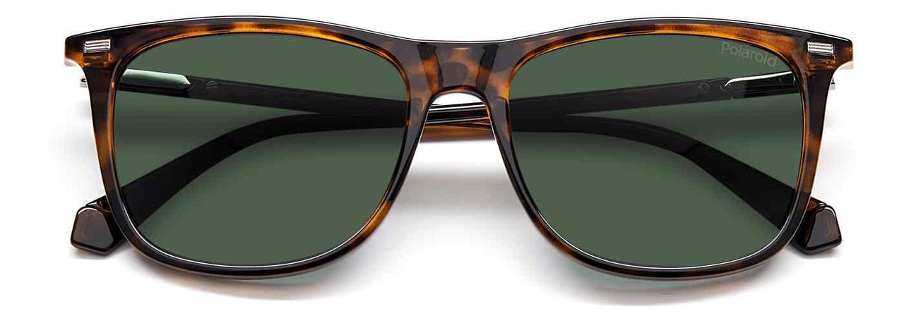 0086-UC - Dark Havana - Green Polarized