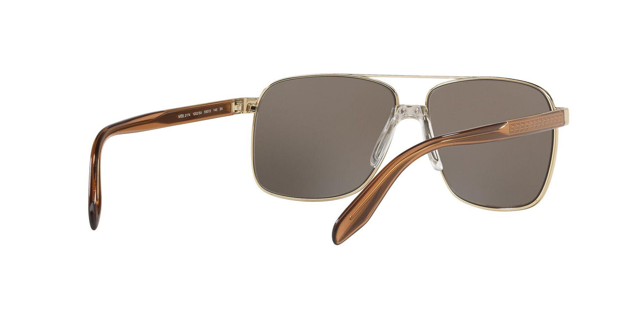 12525A - Pale Gold - Light Brown Mirror Dark Gold