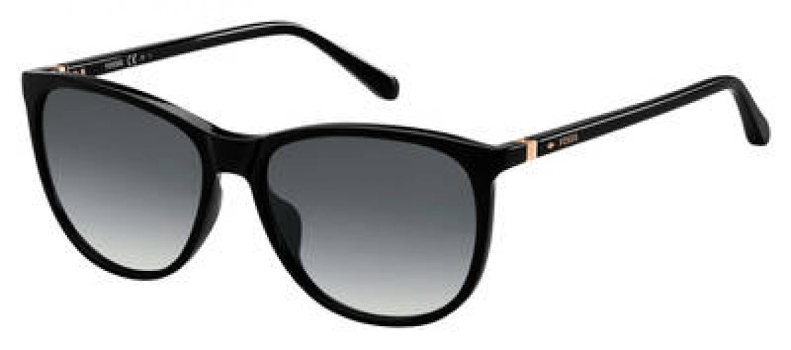 0807-9O - Black - Dark Gray Gradient Lens