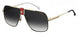 0Y11-9O - Gold Red - Dark Gray Gradient Lens