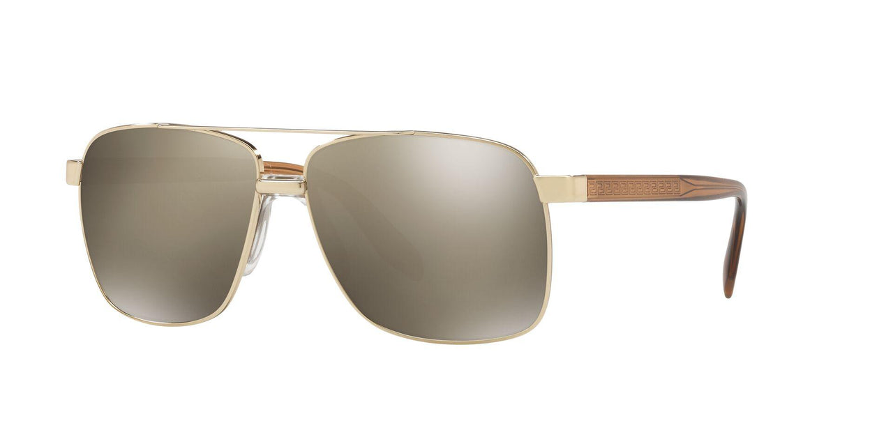 12525A - Pale Gold - Light Brown Mirror Dark Gold