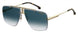 0001-08 - Yellow Gold - Dark Blue Gradient Lens