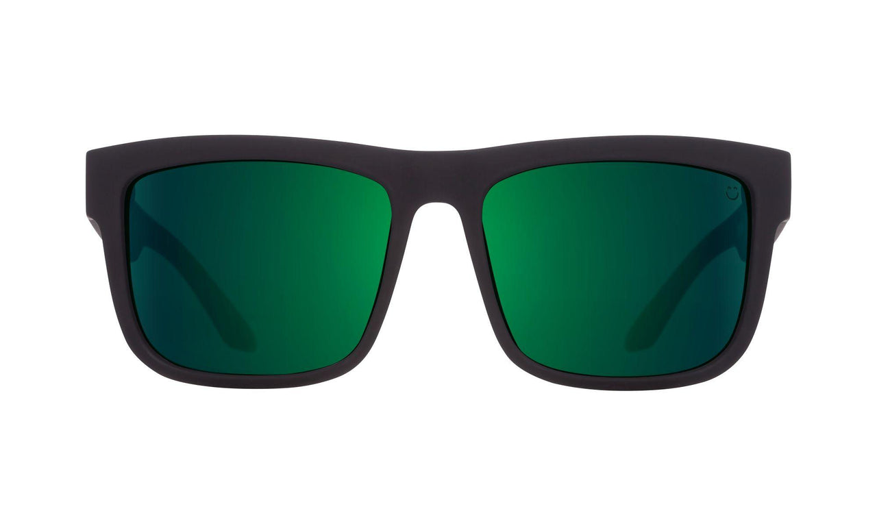 843695 - Soft Matte Black/green Fade - Happy Gray Green with Green Flash