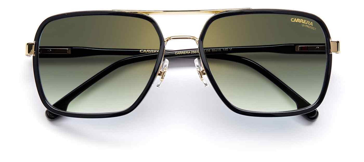 0RHL-D6 - Gold Black - Green Shaded Gold Mirror