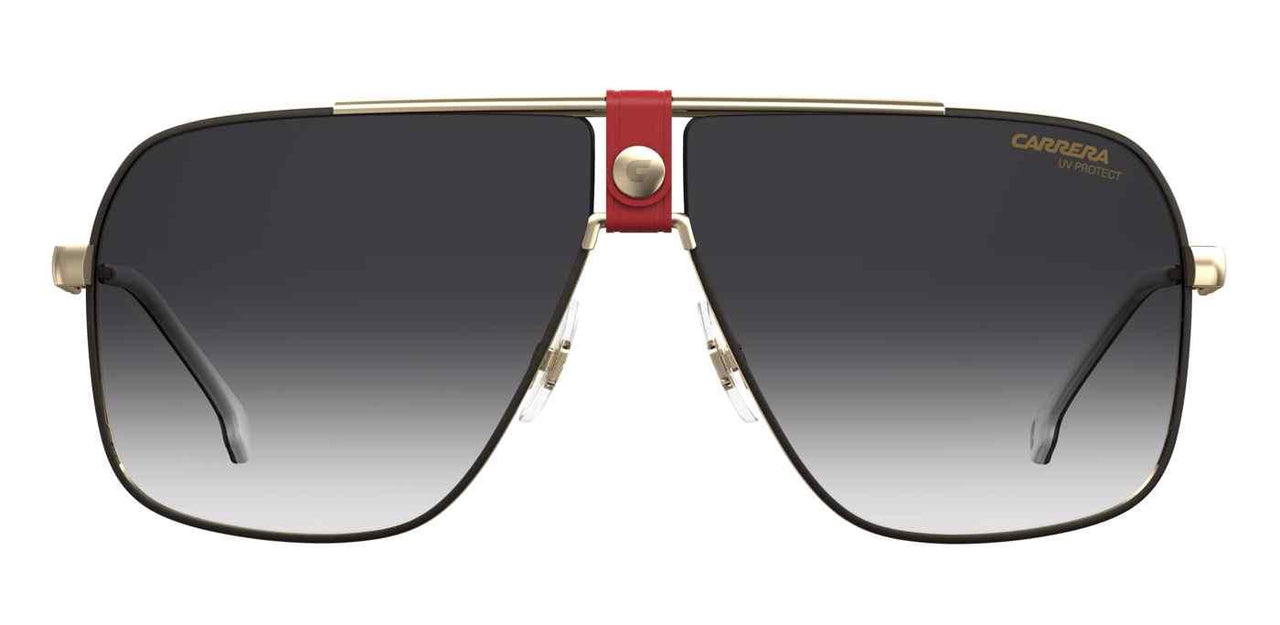 0Y11-9O - Gold Red - Dark Gray Gradient Lens