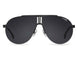 0TI7-IR - Ruthenium Black Matte Black - Gray Blue Lens